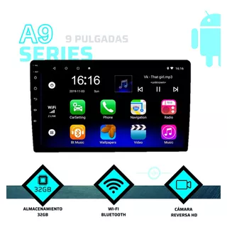 Reproductor Carro Pantalla Android A9 32gb Gps Bluetooth