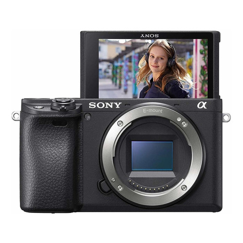 Camara Digital Mirrorless Sony A6400 Solo Cuerpo 4k Wifi Color Negro
