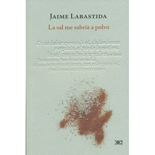 La Sal Me Sabria A Polvo, De Labastida, Jaime. Editorial Siglo Xxi - México, Tapa Blanda, Edición 1 En Español, 2009