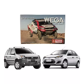 Kit 4 Filtros Wega Ford Fiesta / Ecosport 1.6 