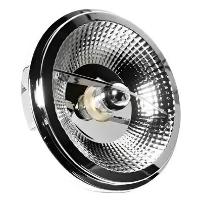Pack X 10 Lampara Ar111 15w Led Profesional Metalizada Gu10 Blanco Cálido 15w