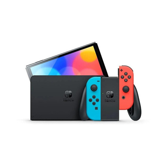 Nintendo Switch Oled 64gb Standard Color  Rojo Neón Nuevo