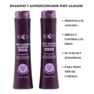 Pack Shampoo Y Acondicionador Post Alisado Rocco Sin Sal 