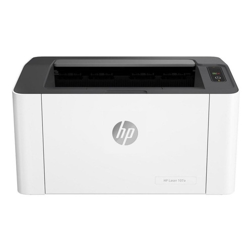 Impresora simple función HP LaserJet 107a blanca y negra 220V - 240V