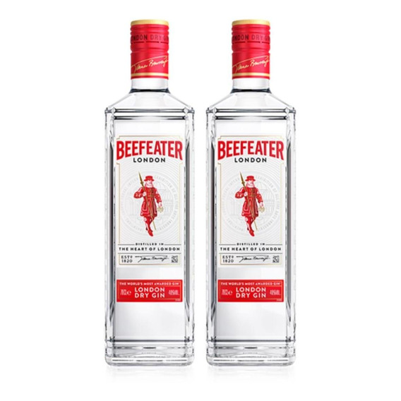 Beefeater London Dry Gin 750ml Combo X2 Botellas Fullescabio