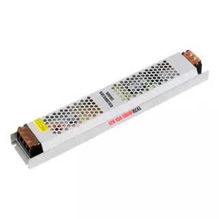 Fonte Driver Slim 12v 15a 180w Para Fita E Perfil Led Bivolt