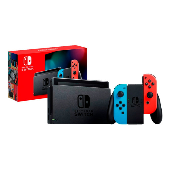 Consola Nintendo Switch 32 Gb Standard Edition Neon Color Rojo Neón/azul Neón/negro
