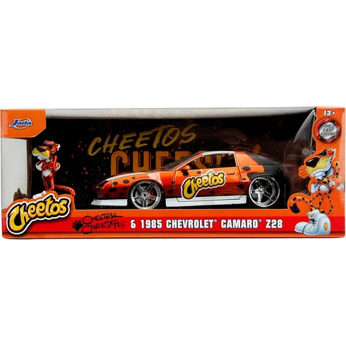 Jada Toys Cheetos 1:24 1985 Chevy Camaro Z28 Die-cast Car