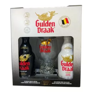 Kit Cerveja Belga Para Presente Gulden Draak 330ml 
