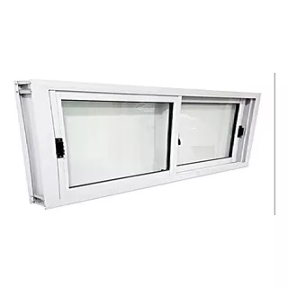 Ventanas Aluminio Blanco 280x60 Vidrio Entero Envío Gratis