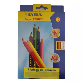 Lapices De Colores Gigantes Lyra Super Ferby 12 Piezas