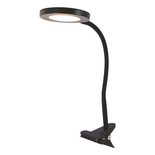 Lampara Escritorio Led Velador 10w Base Pinza 220v Tbcin Color de la estructura Negro Color de la pantalla Negro