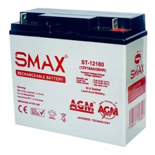 Batería Recargable 12v 18ah 19ah 20ah Multipropósito, Smax