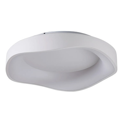 Plafon Led Lagu 24w Blanco Madera Deco Moderno 40cm Vig