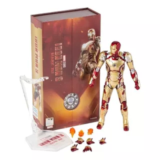 Boneco Iron Man Mark 42 Xlii Tony Stark Homem Ferro