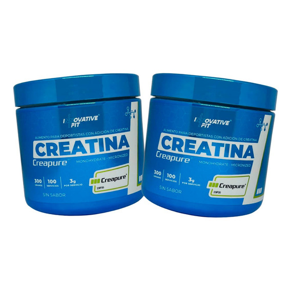 2 Creatina Creapure® 300g 100 Servicios Sin Sabor If