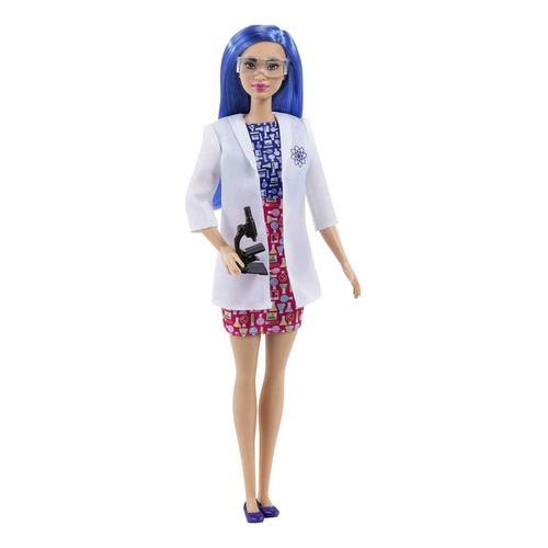 Barbie Careers Cientifica Pelo Largo Azul¡¡-accesorios