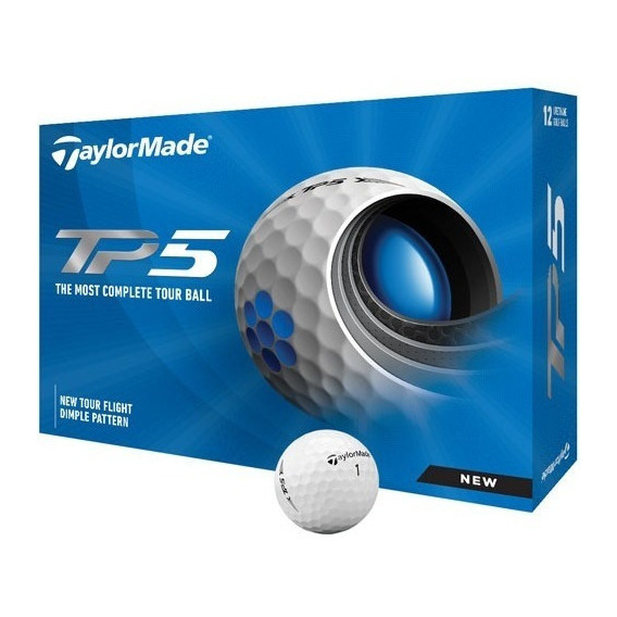 Pelotas Golf Taylormade Tp5 - Caja X12 Color Blanco