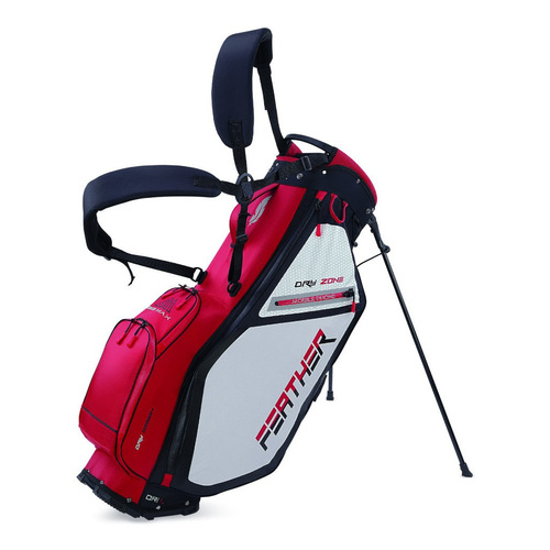 Bolsa Golf Stand Big Max Dri Lite Feather 100% Impermeable Color Roja/Negra