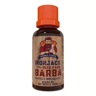 Kit 10 Óleo Para Barba Ironjack Barba Forte 10ml Fragrância Cravo E Canela