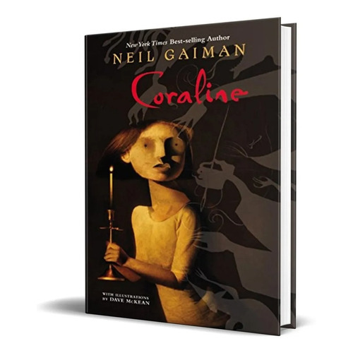 Coraline, De Neil Gaiman., Vol. Único. Editorial Harpercollins, Tapa Dura En Inglés, 2002