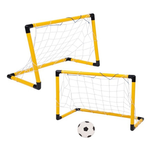 Canchas X2 Fútbol Banquitas Balón Mini Micro 65x85x45 Color Azul