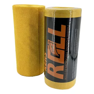 Rolo De Microfibra Roll 30x30cm 200gsm Amarelo Kers