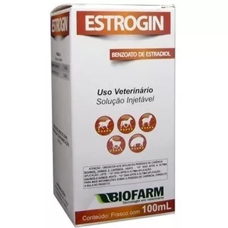 Estrogin 100ml Para  Retenção Da Placenta Cincronizar O Cio