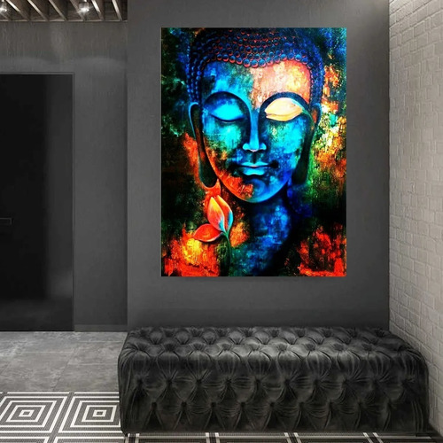 Canvas | Mega Cuadro Decorativo | Buda Colores | 140x90