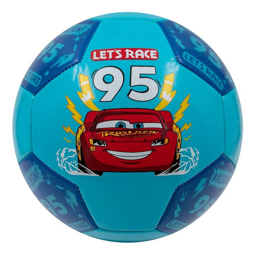 Balón De Fútbol No. 3 Voit Disney Cars Color Azul