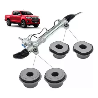 Bucha Fixação Caixa Direção Toyota Hilux 2016 A 2023 Kit