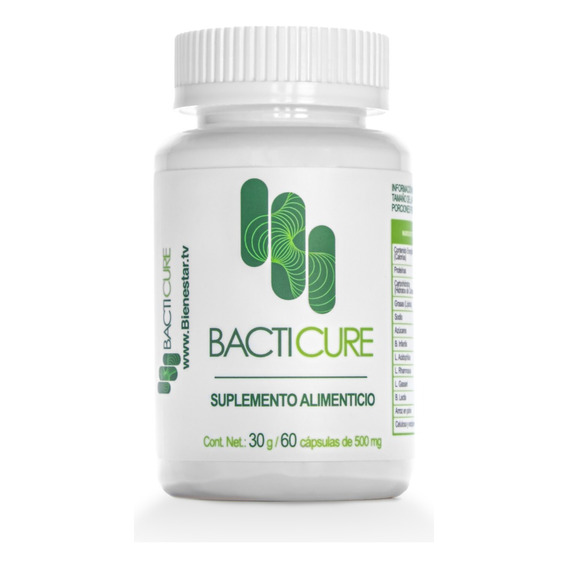 Bacticure 1 Mes - Escudo Probiótico 60 Tomas 