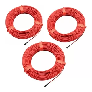 3 X Resistencias De Silicona Para Incubadora 100w 5metros