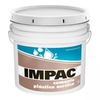 Impac Cemento Plastico Acrilico 3.8 Litros