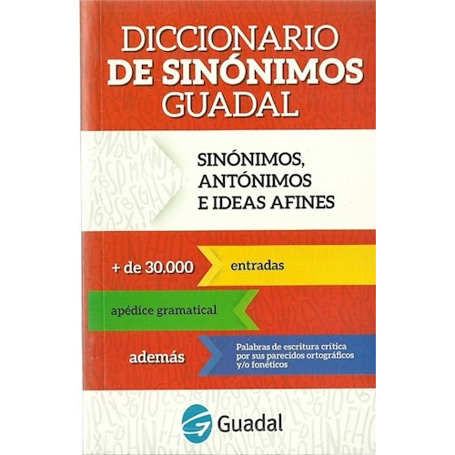 Libro Diccionario Espa/ol De Antonimos Y Sinonimos 