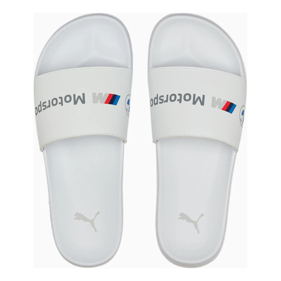 Sandalias Puma Bmw Mms Logo Leadcat Hombre-blanco