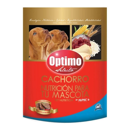 Alimento Optimo Selecto para perro cachorro todos los tamaños sabor mix en bolsa de 4kg