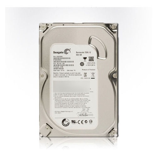 Disco duro interno Seagate Desktop HDD ST500DM002 500GB plateado