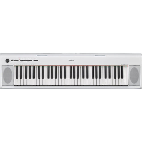 Teclado Yamaha Organo Np12 Piaggero 61 Teclas Sensitivas Color Blanco