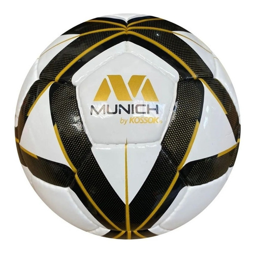 Pelota de fútbol Munich Elite nº 4 color blanco y negro