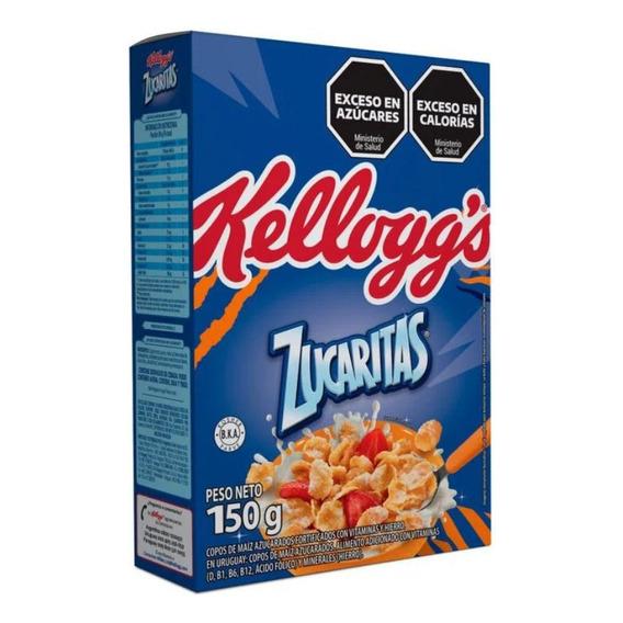 Caja De Cereales Zucaritas Tigre Azucarados 150gr