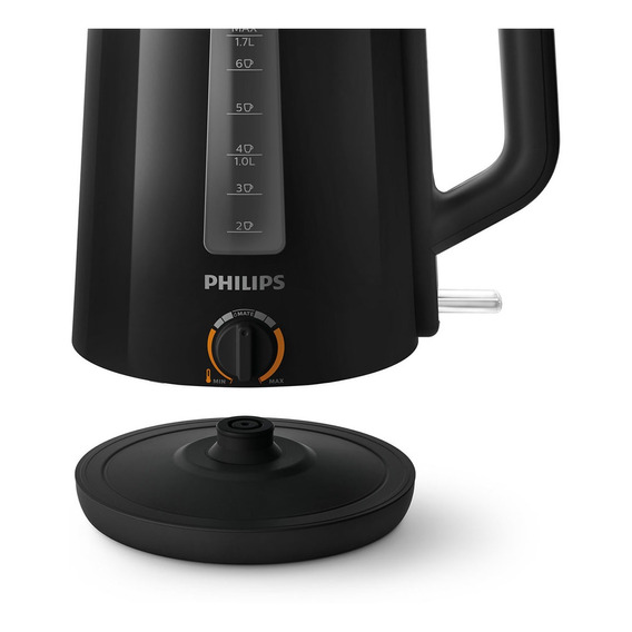 Pava Eléctrica Philips Hd9368/90 Selector De Temp Para Mate Color Negro