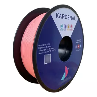 1 Kg 1.75mm Filamento Pla Premium Kardenal Color Rosa