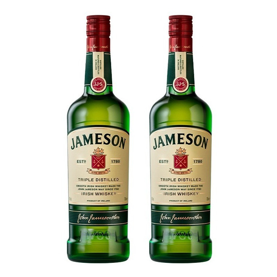 Combo Whiskey Jameson Irlandés 700ml X2