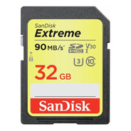 Memoria Flash Sandisk Extreme, 32gb Sdhc Uhs-i Clase 10