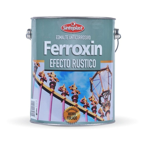 Esmalte Anticorros. Ferroxin X 4 Lt Plata Prestigio