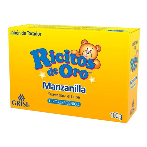 Jabón Ricitos De Oro Manzanilla 100g