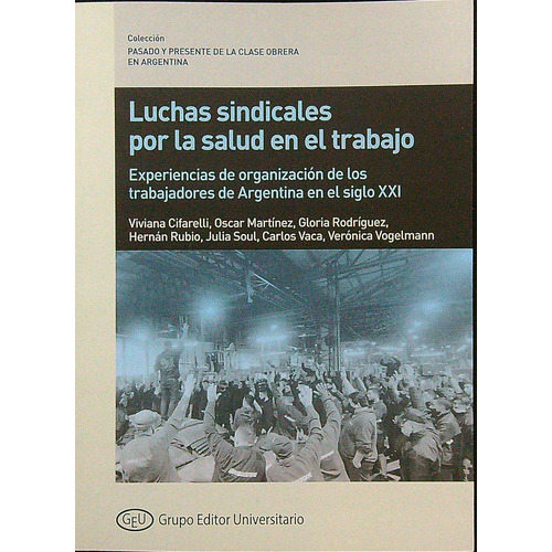 Luchas Sindicales Por La Salud En El Trabajo, de VV. AA.. Editorial Grupo Editor Universitario, tapa blanda en español