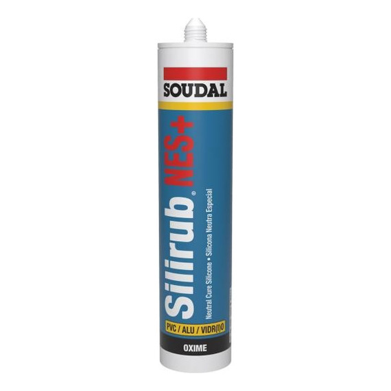 Silicona Neutra Soudal Silirub Nes+ 300 Ml