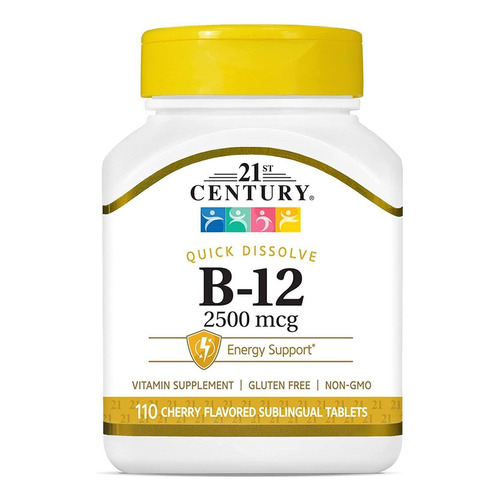 Vitamina B12 Sublingual Premium 2500 Mcg 110 Tabletas B 12